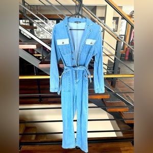 💙Fashion Nova Jean Jumpsuit💙